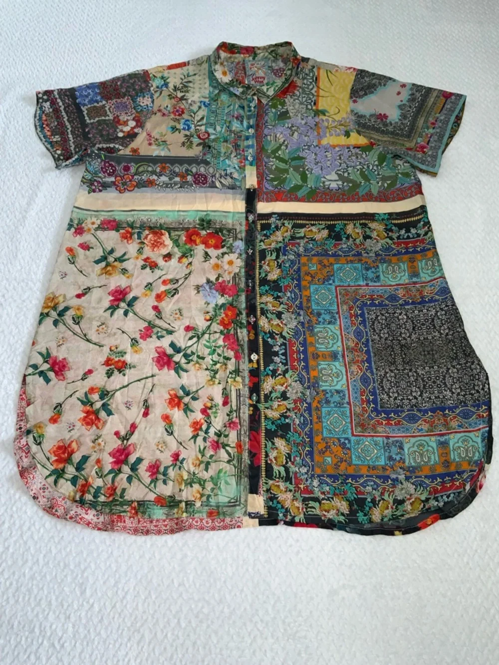 JOHNNY WAS CALLAWAY TASHA TUNIC - Picture 2 of 10